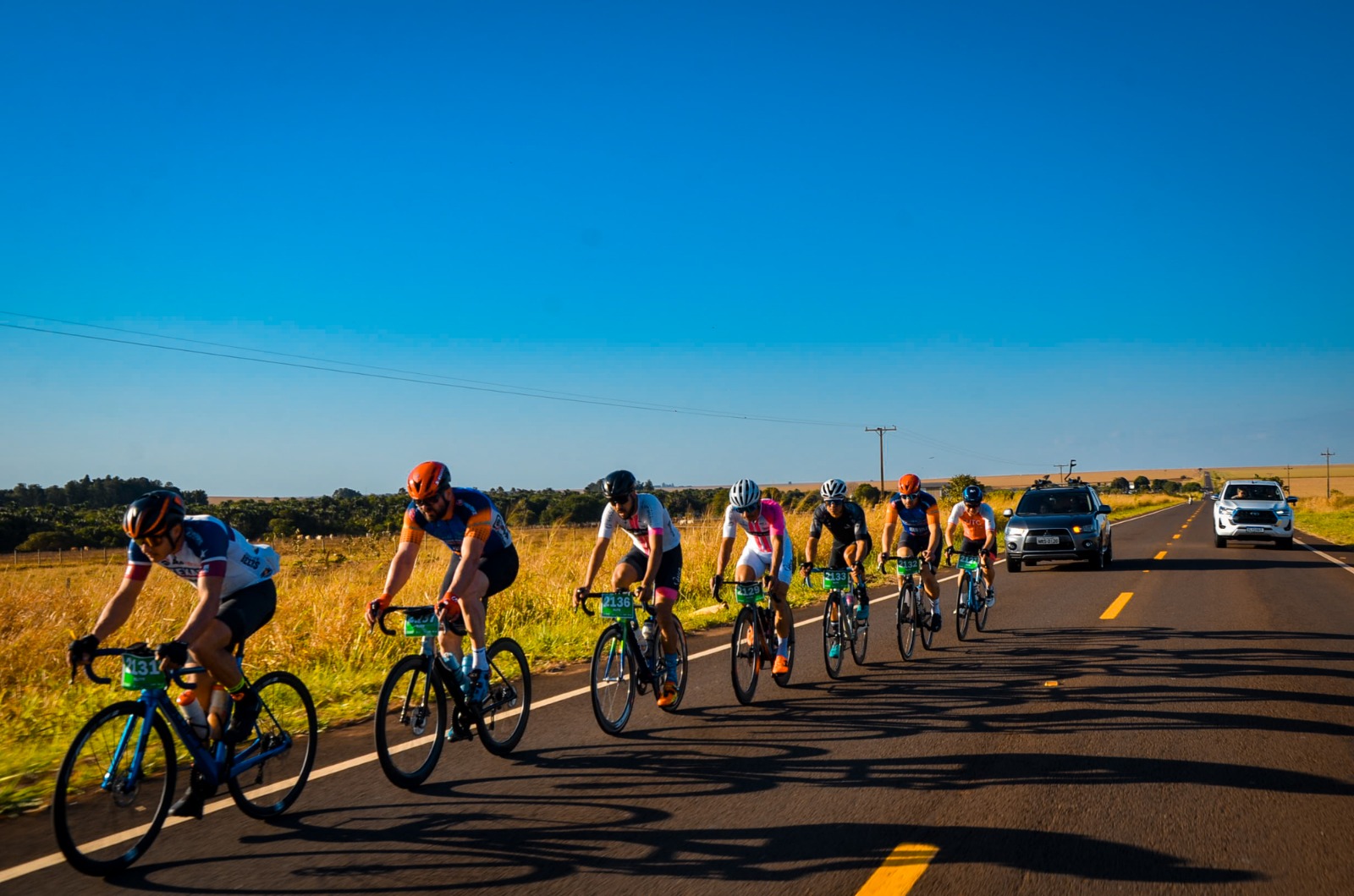 Ciclistas percorrem 140km entre Bodoquena e Miranda no circuito de alta velocidade Gran Fondo