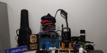 Três são presos por furto qualificado, receptação e porte ilegal de arma de fogo em Rio Brilhante