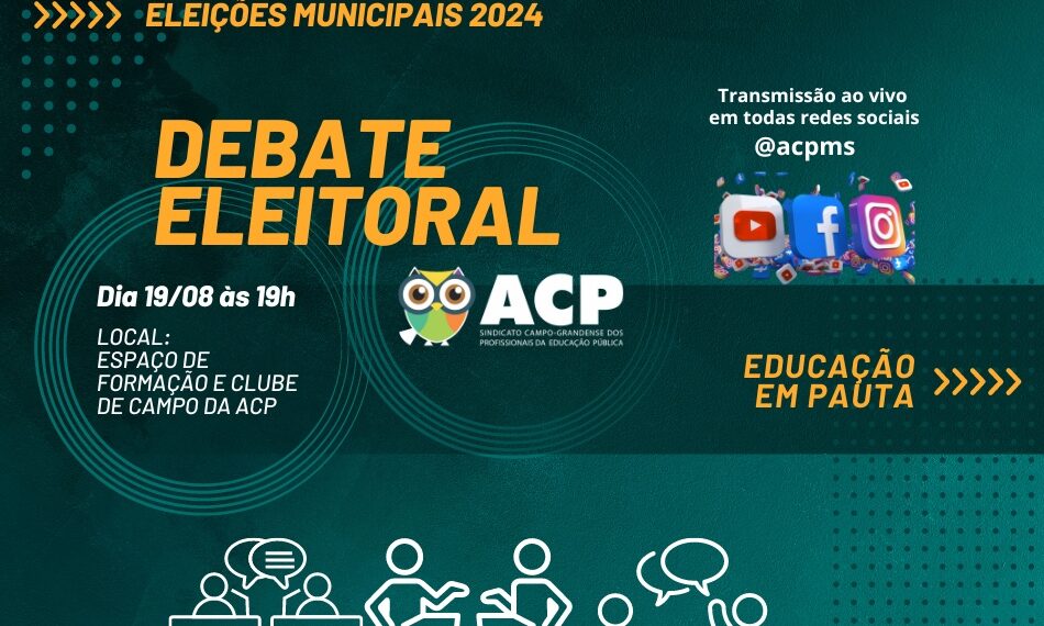 Jornal a Onça transmitirá ao vivo 1º debate entre candidatos a prefeitura de Campo Grande