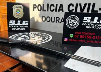 Homem é preso em Dourados por disparar arma de fogo contra residência