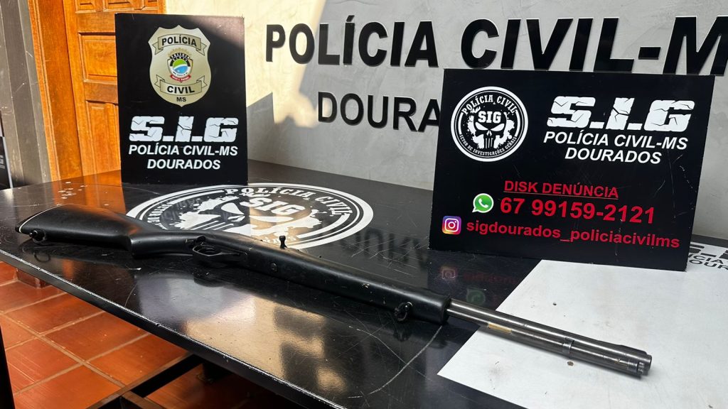 Homem é preso em Dourados por disparar arma de fogo contra residência