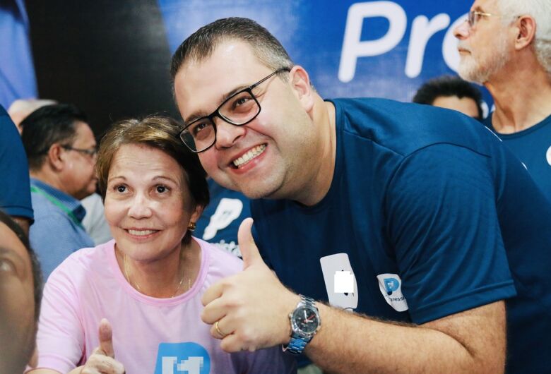 Em Dourados, Tereza Cristina referenda nome de Alan Guedes para reeleição pelo PP