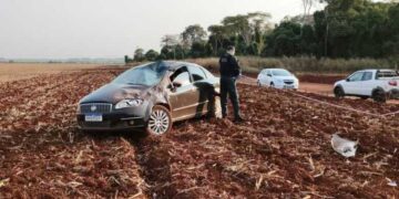 Criança morre  em capotamento em rodovia de Dourados e mãe entra em estado de choque
