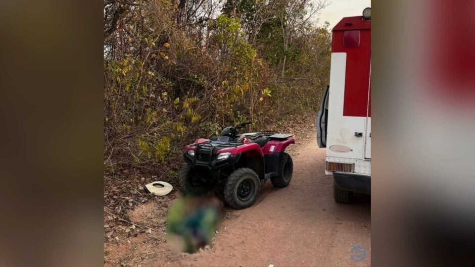 Acidente com quadriciclo mata motorista em Coxim