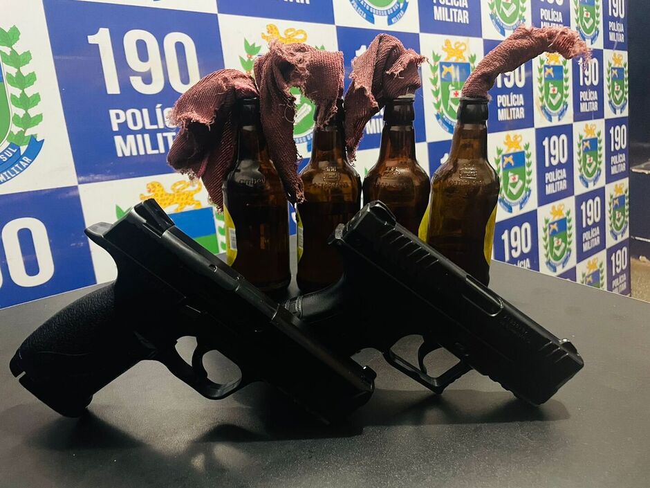 Homem é preso com coquetéis molotov após planejar ataque à casa de vizinha em Ponta Porã