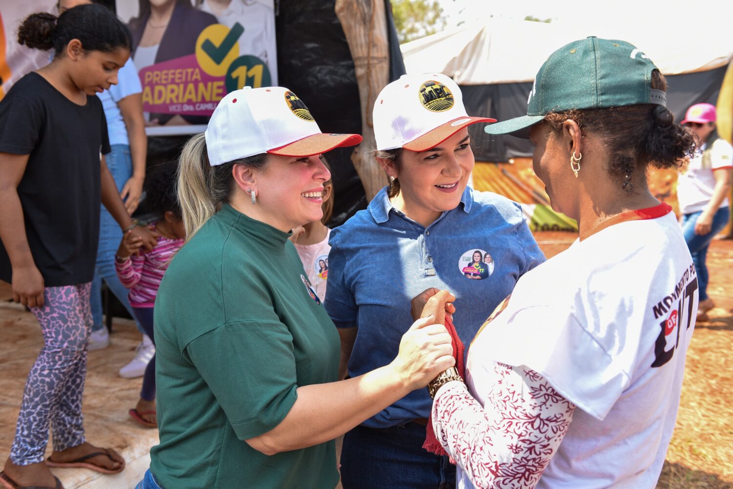 Prefeita Adriane Lopes visita assentamento e apresenta propostas de incentivo à agricultura familiar