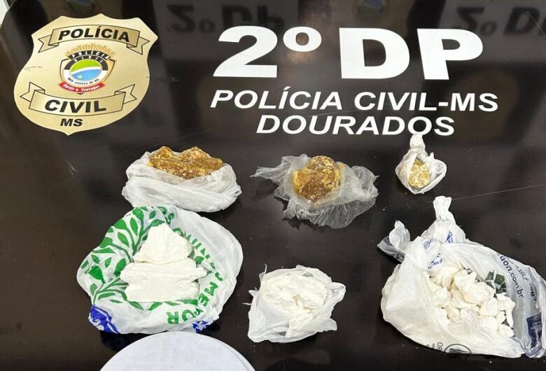 Polícia civil de Dourados prende sogra e genro por tráfico de drogas