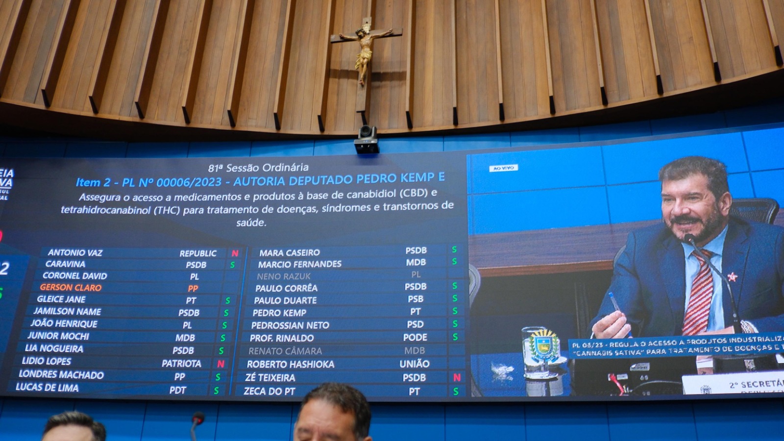 Assembleia de MS aprova projeto de Lei para tratamento com canabidiol; Kemp defende acesso ampliado