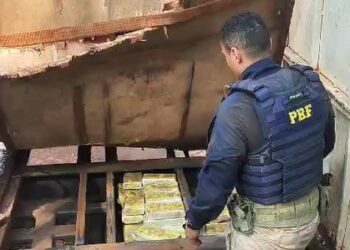 PRF apreende 47,5 Kg de cocaína em Terenos