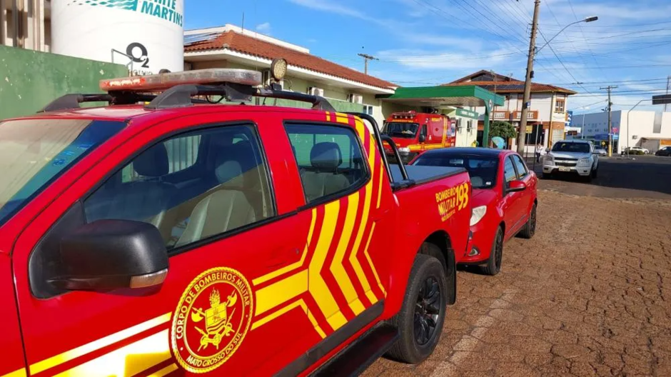 Sogra e genro são socorridos em estado gravíssimo em incêndio durante churrasco em Bataguassu