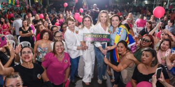 1º Encontro Delas reúne mais de 3,5 mil mulheres em apoio à reeleição da prefeita Adriane Lopes em Campo Grande