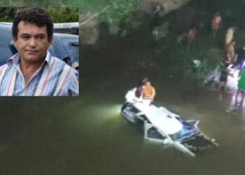 Vídeo: advogado cai com carro em ponte e população tenta salva-lo; vítima não resistiu 