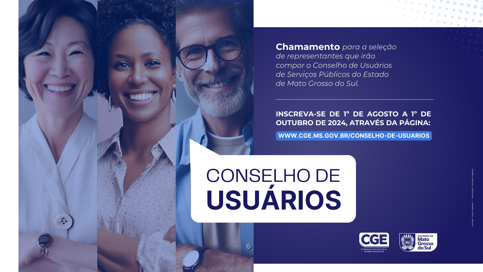 Conselho de Usuários dos Serviços Públicos: inscrições vão até 1º de outubro