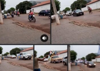 Vídeo: carreata em frente a capela atrapalha velório e família reclama de barulho em MS