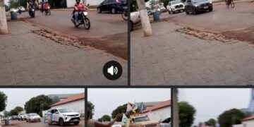 Vídeo: carreata em frente a capela atrapalha velório e família reclama de barulho em MS