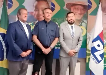 Tio Trutis é escolhido por Bolsonaro e Valdemar como candidato favorito à Câmara Municipal em Campo Grande”