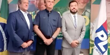 Tio Trutis é escolhido por Bolsonaro e Valdemar como candidato favorito à Câmara Municipal em Campo Grande”