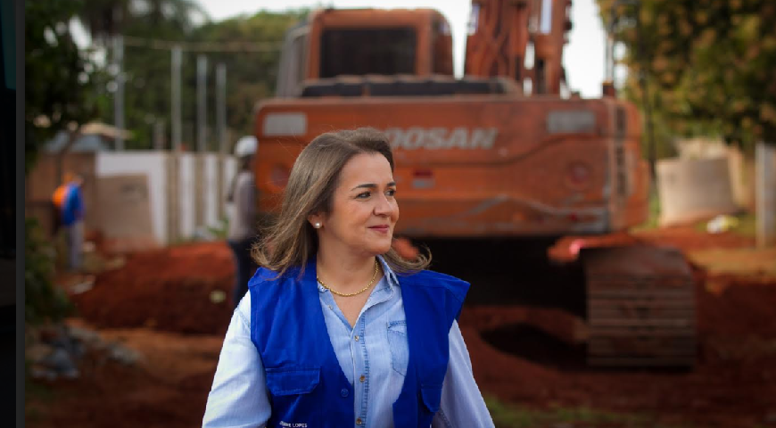 Prefeita Adriane Lopes reafirma compromisso com infraestrutura dos polos empresariais em Campo Grande