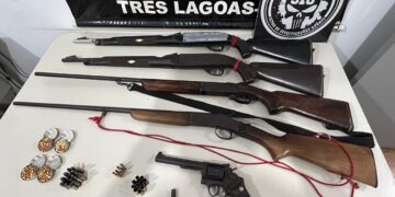 Polícia Civil do Mato Grosso do Sul apreende defensivos agrícolas e armas em Três Lagoas e em Araçatuba-SP