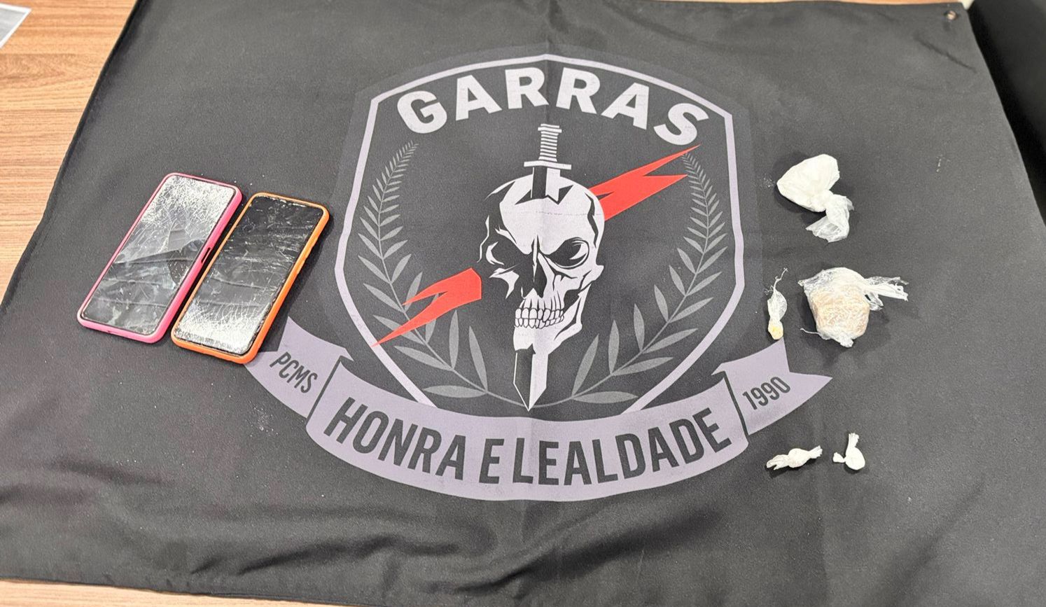 Polícia desmantela ponto de tráfico de drogas no bairro Estrela do Sul