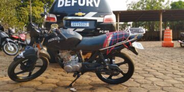 Polícia Civil apreende motocicleta com sinais identificadores adulterados, em Campo Grande