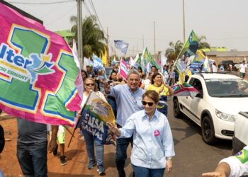 Chapadão: Tereza Cristina reforça campanha de Walter Schlatter e Defensor Ernany