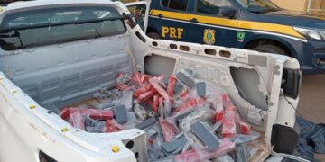PRF apreende 210 Kg de cocaína em Bataguassu