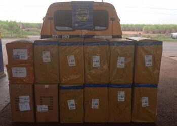 Polícia rodoviária apreende mercadorias de descaminho em operação na MS-134