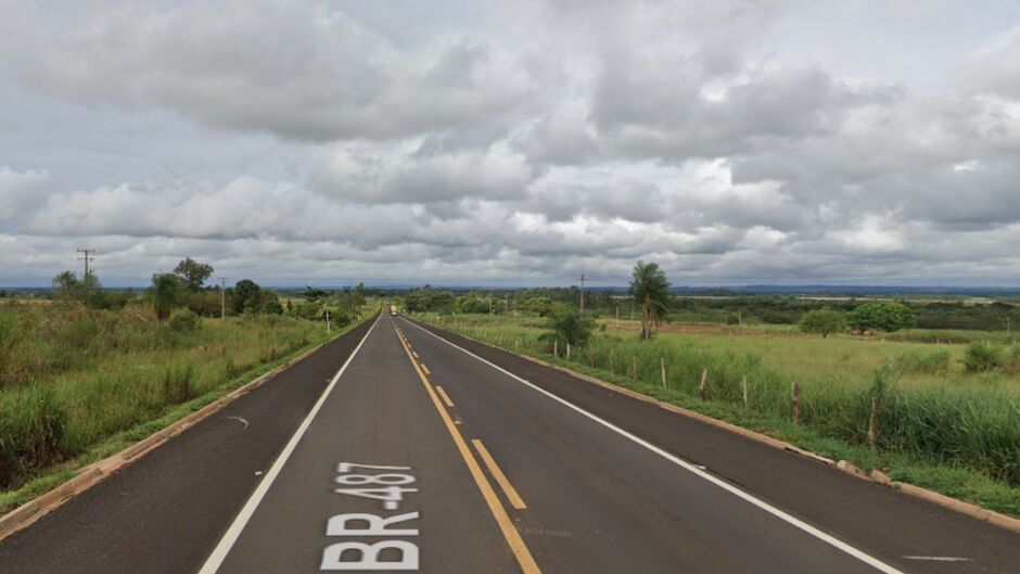 Jovem de morre após ser atropelada por motorista bêbado na BR-487 em Itaquiraí