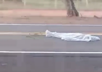 Criança morre atropelada por caminhonete na BR-262, em Anastácio