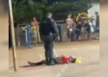 Jovem é baleado e outro é preso em confronto com o Choque no Jardim Monumento