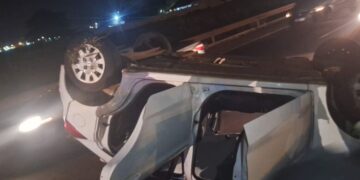 Candidato a vereador se envolve em acidente na BR-163 em Dourados