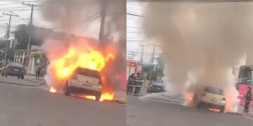 Em menos de 12h, dois carros pegam fogo em Campo Grande