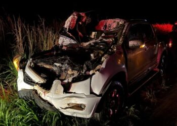 Casal fica ferido em acidente com égua na MS-276 em Batayporã