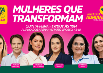 Campo Grande acolhe encontro do movimento conservador com Michele Bolsonaro e líderes femininas