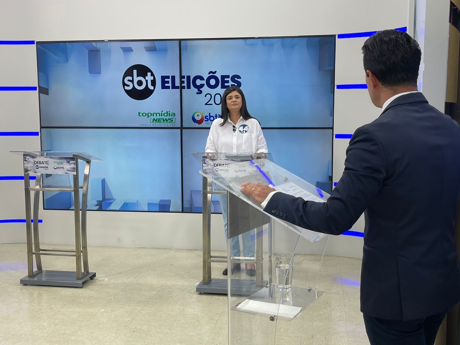 Com ausência de Adriane, Rose protagoniza ‘debate’ do Top Mídia/SBT 
