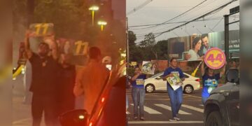 Vídeo: no último domingo antes das eleições, torcidas aproveitam para pedir votos na Afonso Pena 