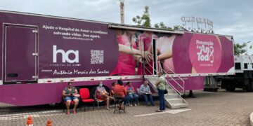 Carreta do Hospital de Amor oferece exames gratuitos de mamografia e preventivo no Bosque dos Ipês