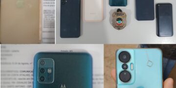 Em operação “Rastrum” polícia de Ladário recupera celulares furtados