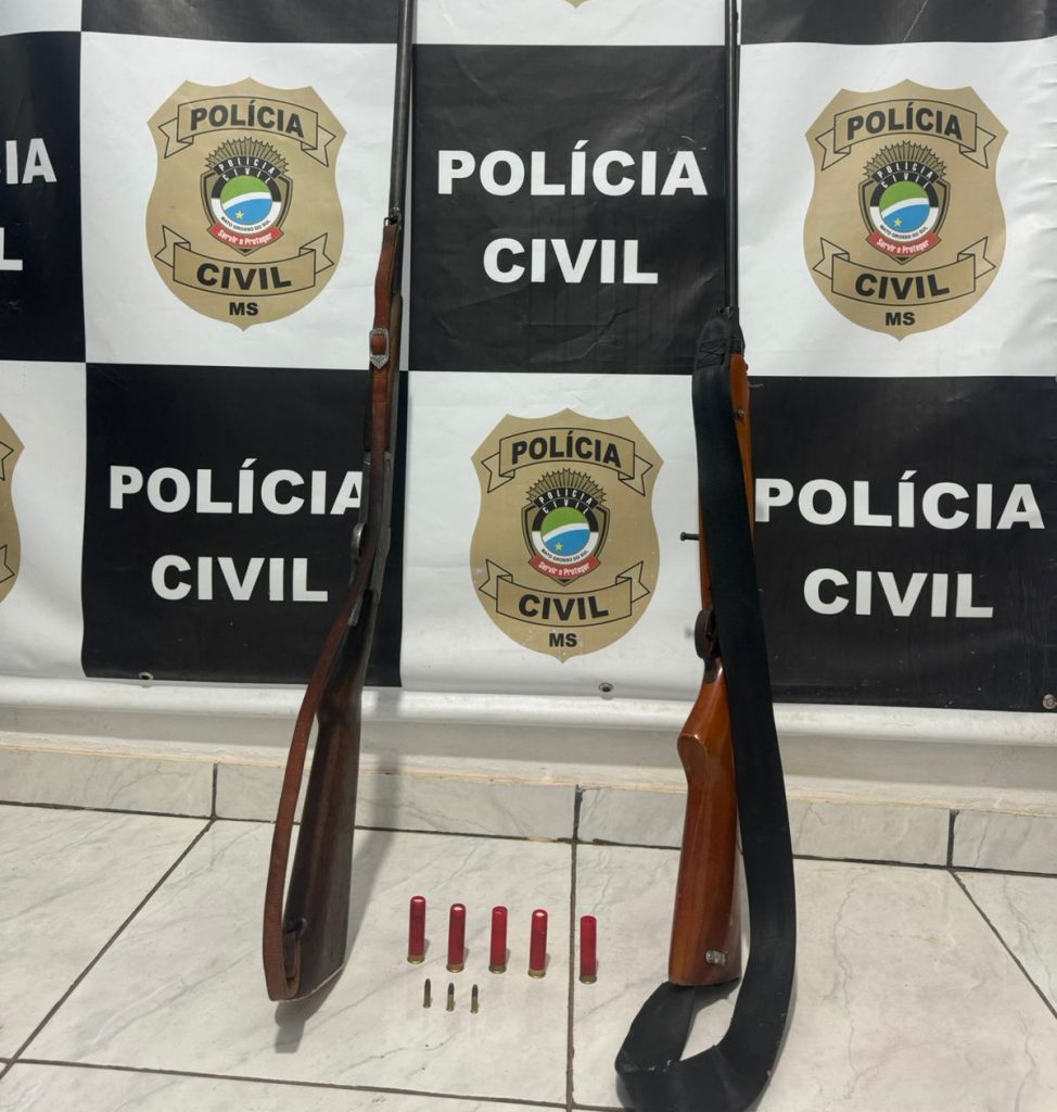 Homem é preso em Juti por posse ilegal de armas em operação da Polícia Civil