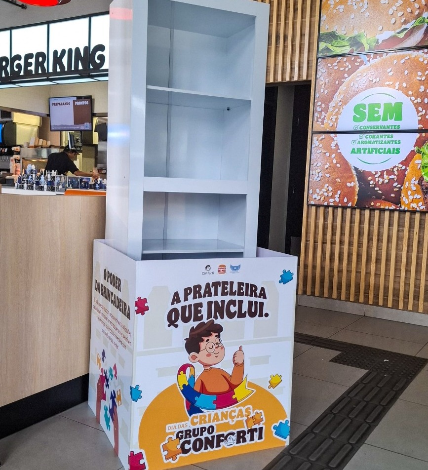 Campanha “A Prateleira que Inclui” foca em crianças autistas; saiba onde doar brinquedos