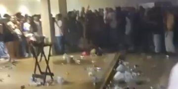 Confusão: primeiro baile funk em parque de exposições termina em garrafadas