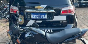 Polícia apreende motocicleta adulterada em Campo Grande; suspeito é detido