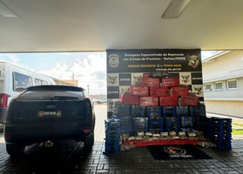 DEFRON apreende 700 Kg de drogas em perseguição na MS-162, em Sidrolândia