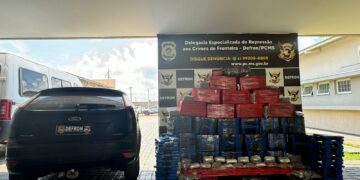 DEFRON apreende 700 Kg de drogas em perseguição na MS-162, em Sidrolândia