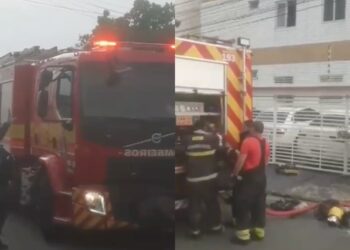 Homem embriagado é preso após incêndio em apartamento
