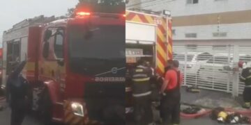 Homem embriagado é preso após incêndio em apartamento