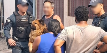 Vizinhos salvam cachorro de incêndio em residência no Aero Rancho, em Campo Grande