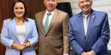 Em busca de apoio, Adriane conversa com presidente e líder do governo na ALEMS