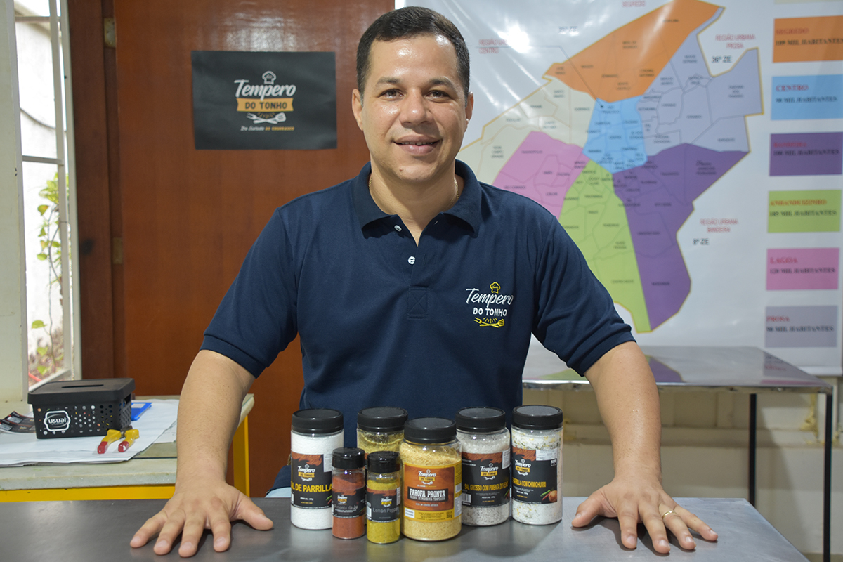 De negócio de fundo de quintal a sucesso estadual: “Tempero do Tonho” cresce com apoio do Senai